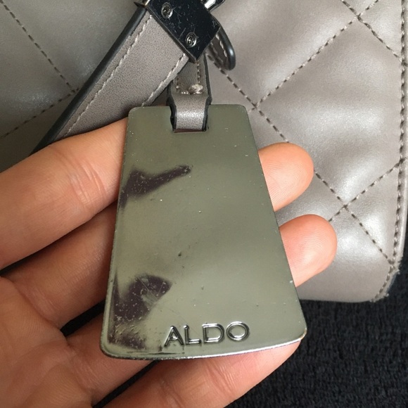 ALDO Gray Shoulder Bag Purse - Picture 3 of 16